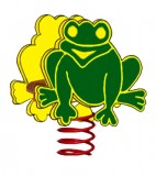 Пружинная качеля Жабка